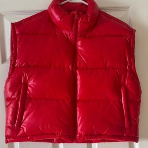 Red Puffer Vest
